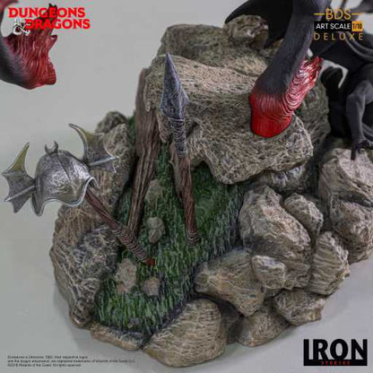 Venger with Nightmare & Shadow Demon Deluxe Statue - Dungeons & Dragons - Art Scale 1/10 - Iron Studios