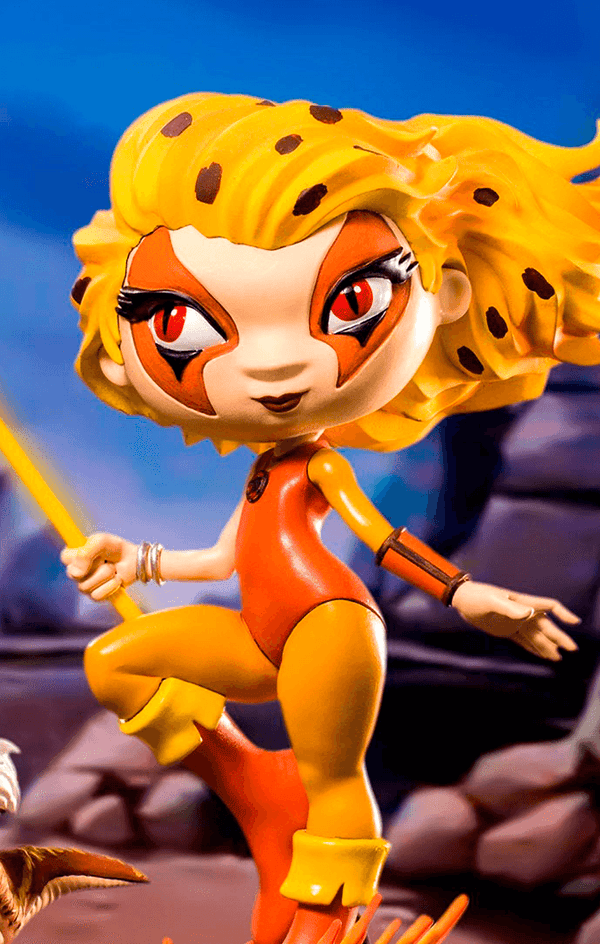 Cheetara and Snarf Statue - Thundercats - Minico - Iron Studios