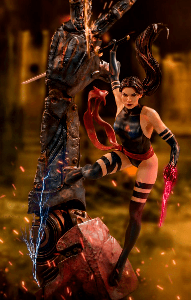 Psylocke Statue - X-Men - Marvel Comics - Art Scale 1/10 - Iron Studios