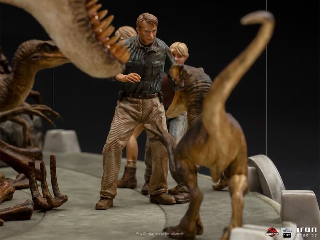 Diorama The Final Scene - Jurassic Park - Demi Scale 1/20