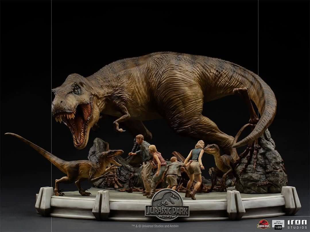 Diorama The Final Scene - Jurassic Park - Demi Scale 1/20