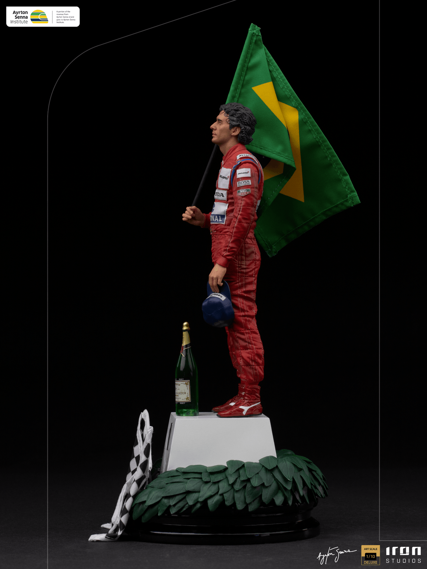 Ayrton Senna Deluxe - Brazil GP 1991 - Art Scale 1/10 - Iron Studios