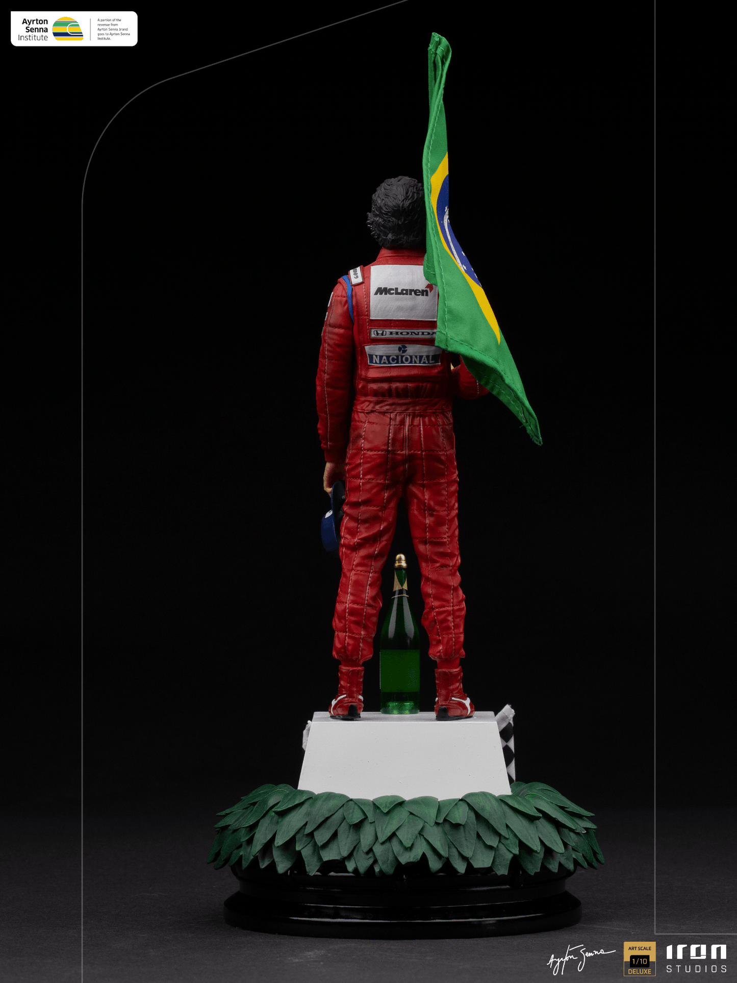 Ayrton Senna Deluxe - Brazil GP 1991 - Art Scale 1/10 - Iron Studios