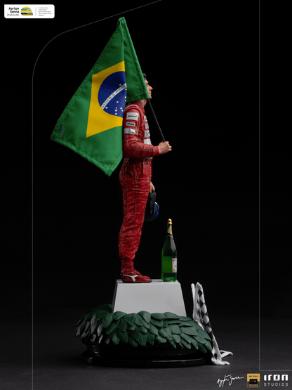 Ayrton Senna Deluxe - Brazil GP 1991 - Art Scale 1/10 - Iron Studios