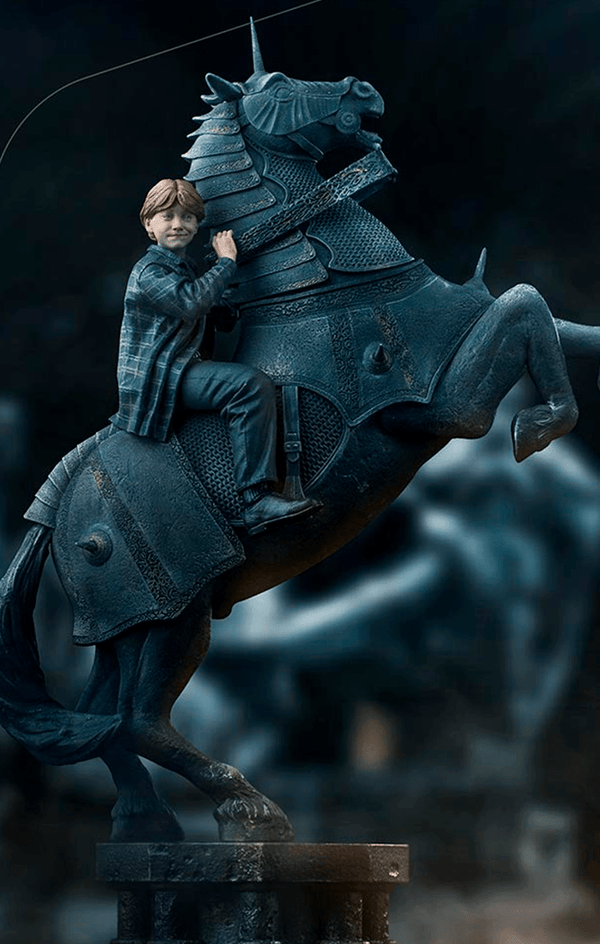 Statue Ron Weasley at the Wizard Chess - Harry Potter - Art Scale 1/10