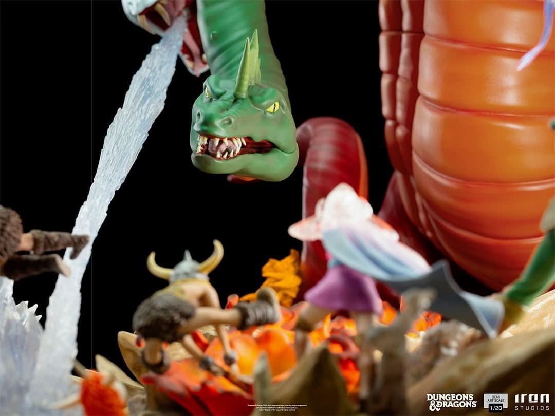 Tiamat Battle Diorama Statue - Dungeons and Dragons - Demi Art 1/20 - Iron Studios