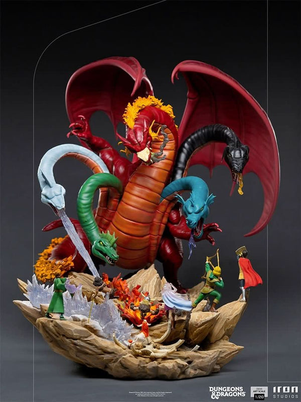 Tiamat Battle Diorama Statue - Dungeons and Dragons - Demi Art 1/20 - Iron Studios