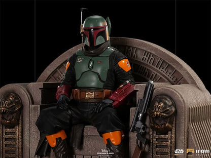 Statue Boba Fett on Throne - Star Wars: The Mandalorian - Art Scale 1/10