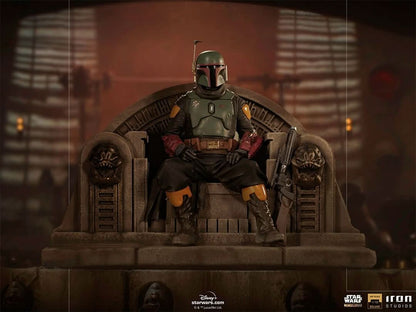 Statue Boba Fett on Throne - Star Wars: The Mandalorian - Art Scale 1/10