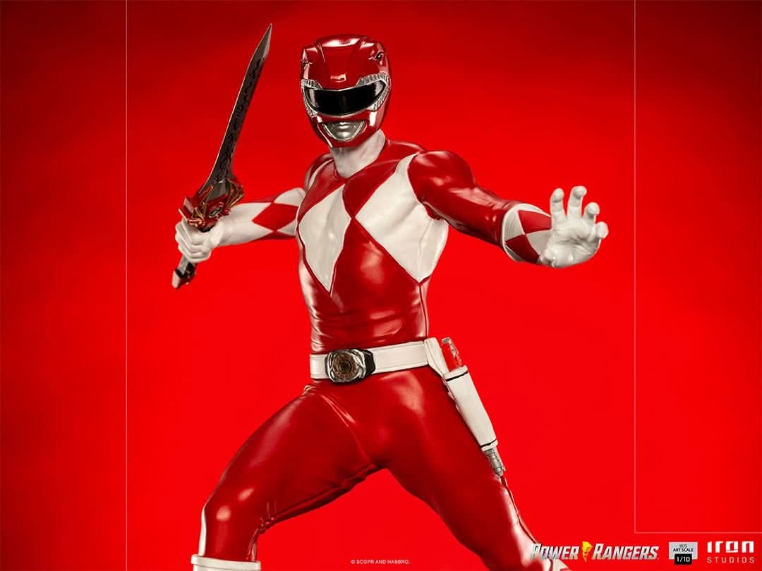 Red Ranger Statue - Mighty Morphin Power Rangers - BDS Art Scale 1/1/10 - Iron Studios
