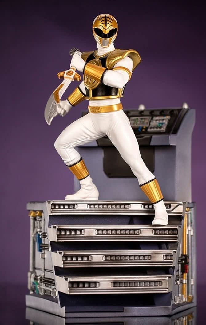 White Ranger Statue - Mighty Morphin Power Rangers - BDS Art Scale 1/10 - Iron Studios