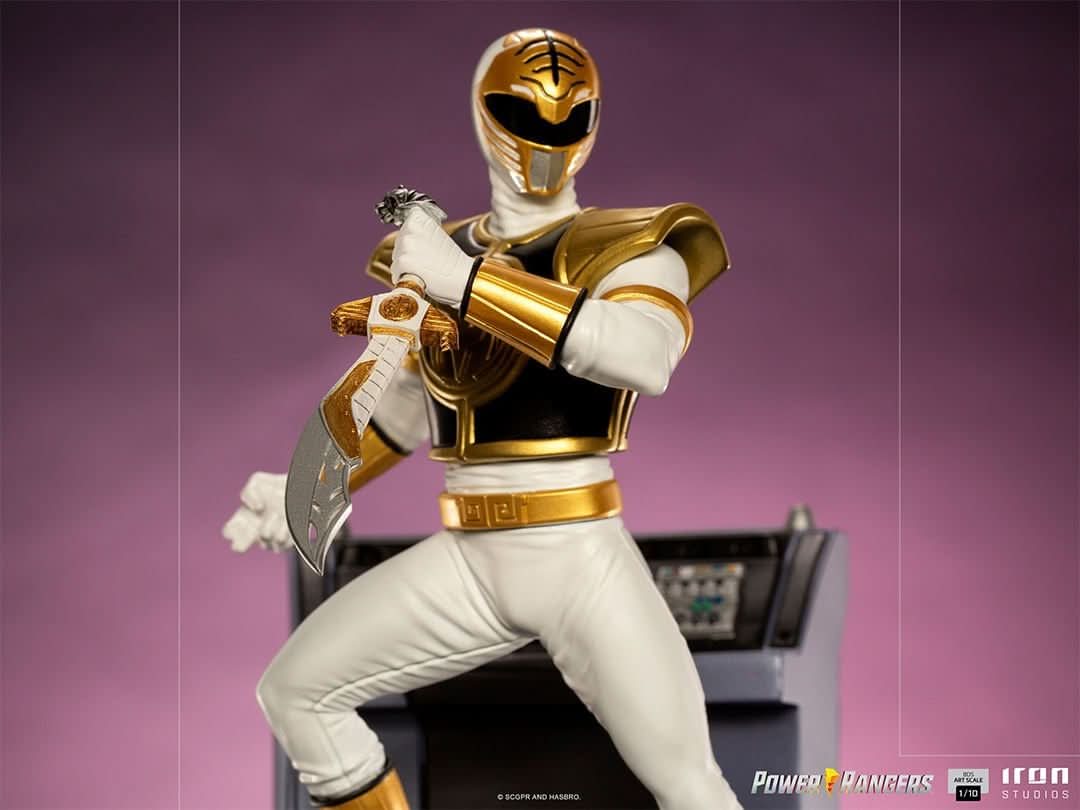 White Ranger Statue - Mighty Morphin Power Rangers - BDS Art Scale 1/10 - Iron Studios