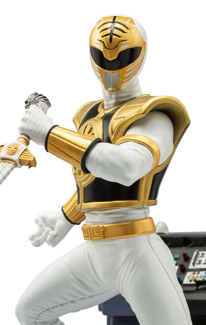 White Ranger Statue - Mighty Morphin Power Rangers - BDS Art Scale 1/10 - Iron Studios