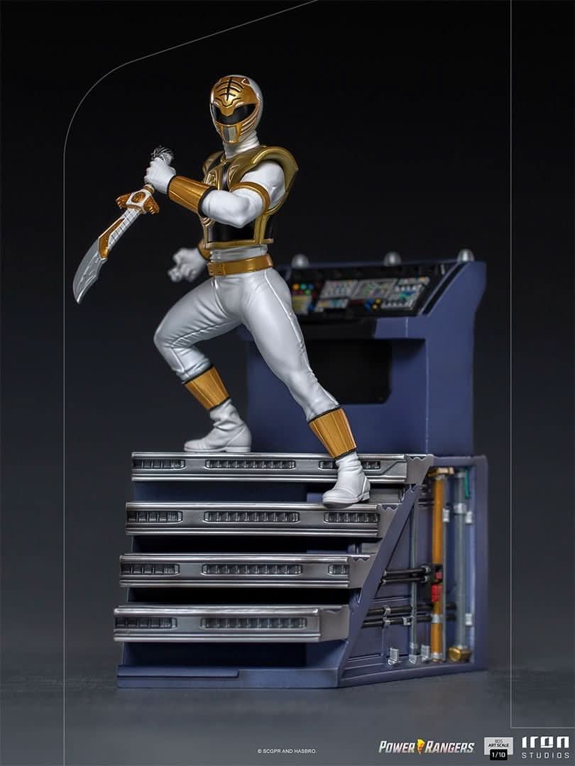 White Ranger Statue - Mighty Morphin Power Rangers - BDS Art Scale 1/10 - Iron Studios
