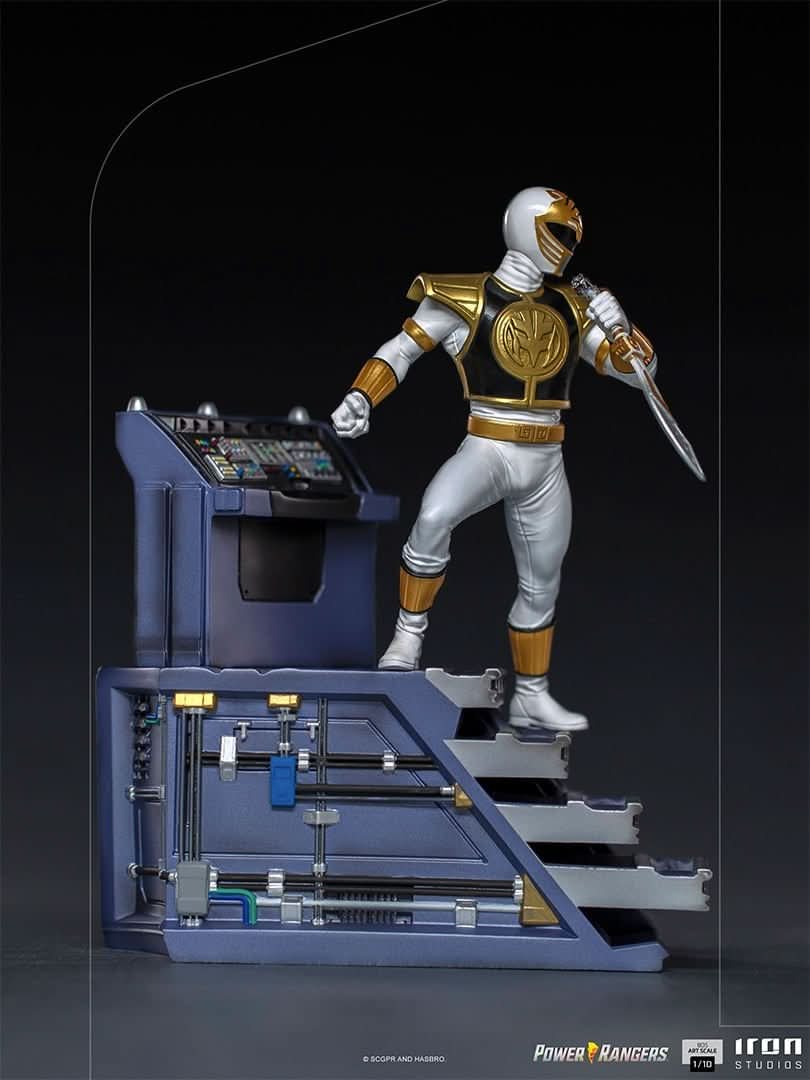 White Ranger Statue - Mighty Morphin Power Rangers - BDS Art Scale 1/10 - Iron Studios