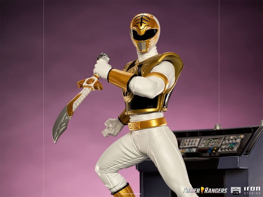 White Ranger Statue - Mighty Morphin Power Rangers - BDS Art Scale 1/10 - Iron Studios