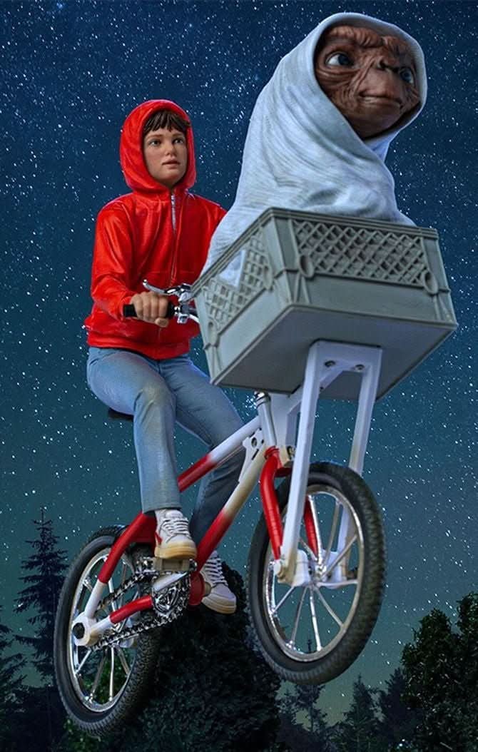 E.T. & Elliot Statue - E.T. The Extra-Terrestrial - Art Scale 1/10 - Iron Studios