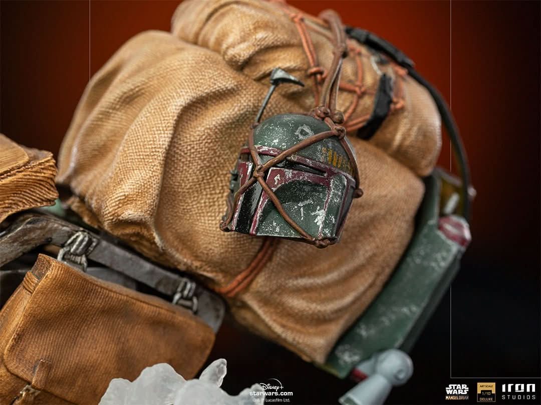 The Mandalorian on Speeder Bike Statue - Star Wars: The Mandalorian - Art Scale 1/10 - Iron Studios