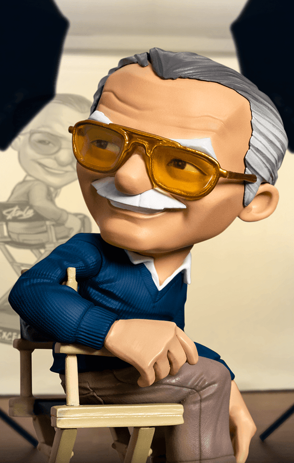 Stan Lee (Blue Version) Figurine - Pow - Mini Co. - Marvel