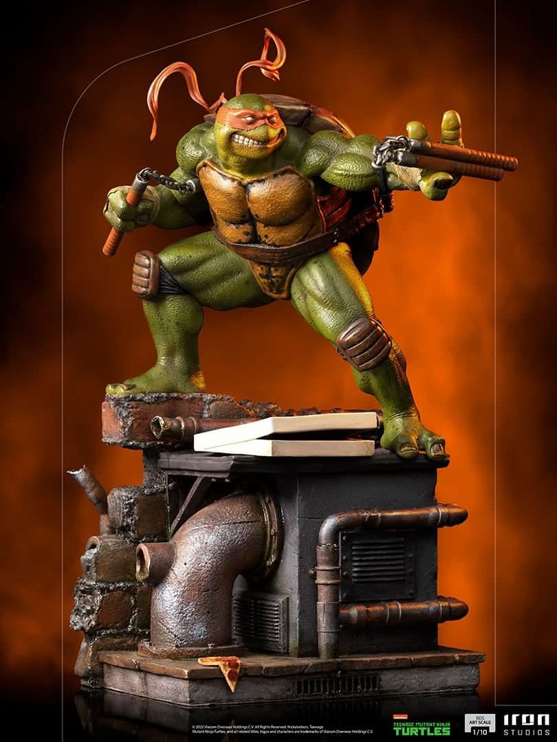 Michelangelo Statue - Teenage Mutant Ninja Turtles - BDS Art Scale 1/10 - Iron Studios