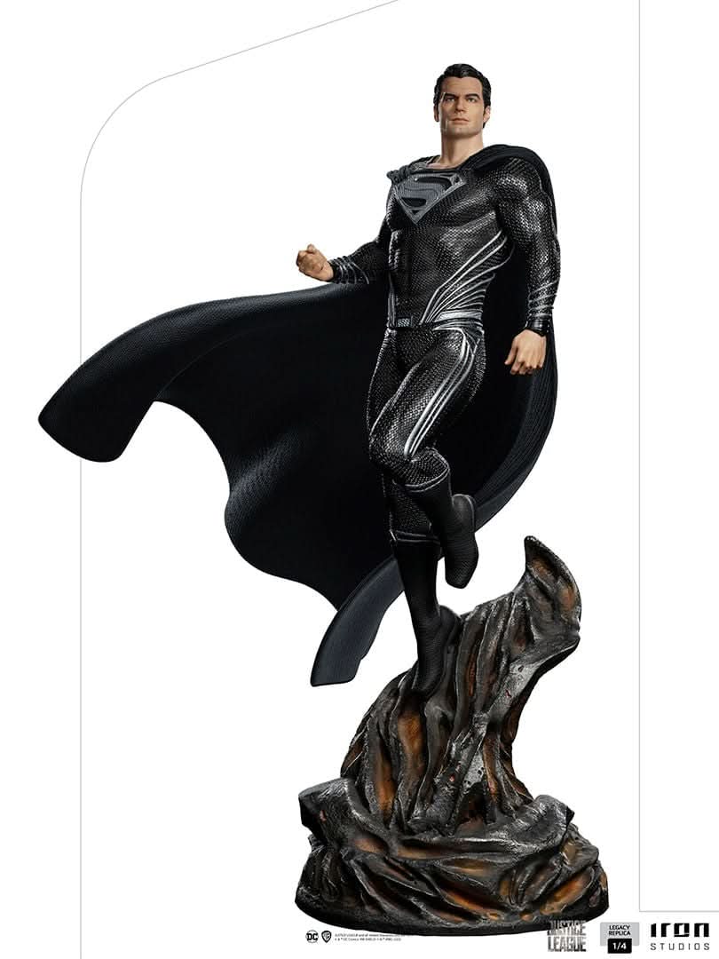 Superman Black Suit Statue - Zack Snyder's Justice League - Legacy Replica 1/4 - Iron Studios