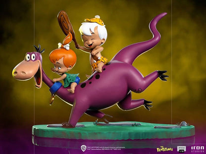 Dino, Pebbles and Bamm-Bamm Statue - The Flintstones - Art Scale 1/10 - Iron Studios
