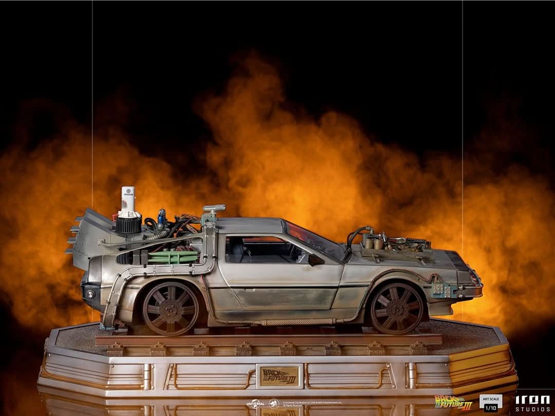 Delorean Statue - Back to the Future III - Art Scale 1/10