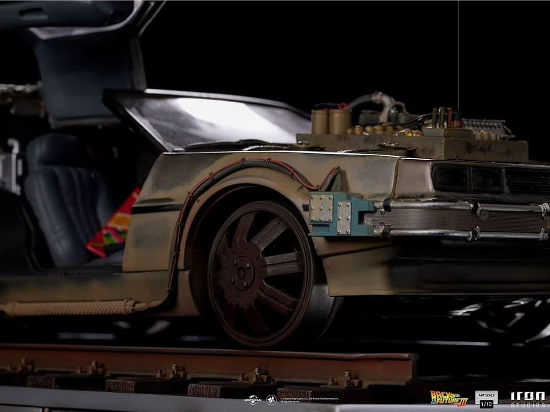Delorean Statue - Back to the Future III - Art Scale 1/10 - Iron Studios