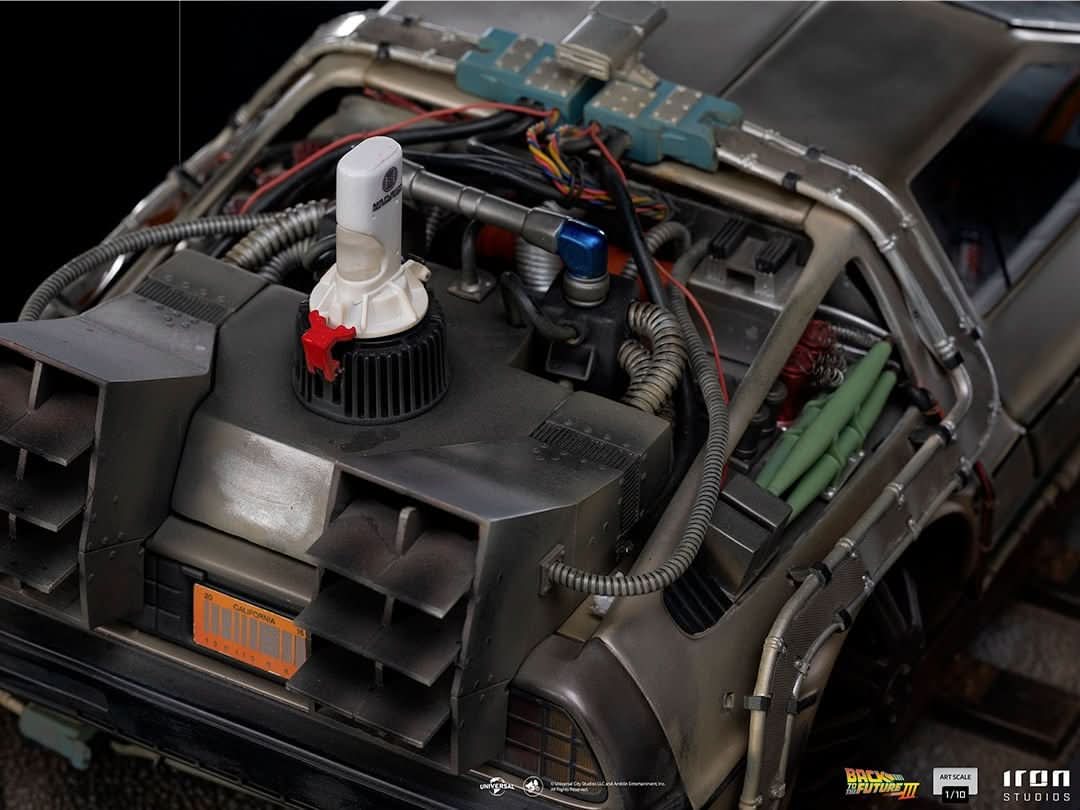Delorean Statue - Back to the Future III - Art Scale 1/10 - Iron Studios