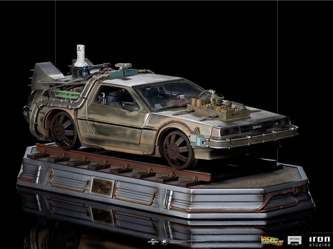 Delorean Statue - Back to the Future III - Art Scale 1/10 - Iron Studios