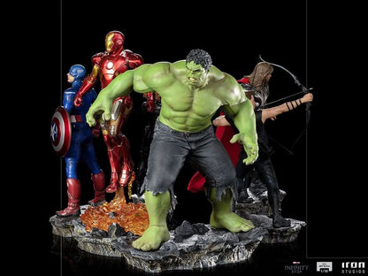 Hulk (Battle of New York) Statue - The Infinity Saga - BDS Art Scale 1/10 - Iron Studios