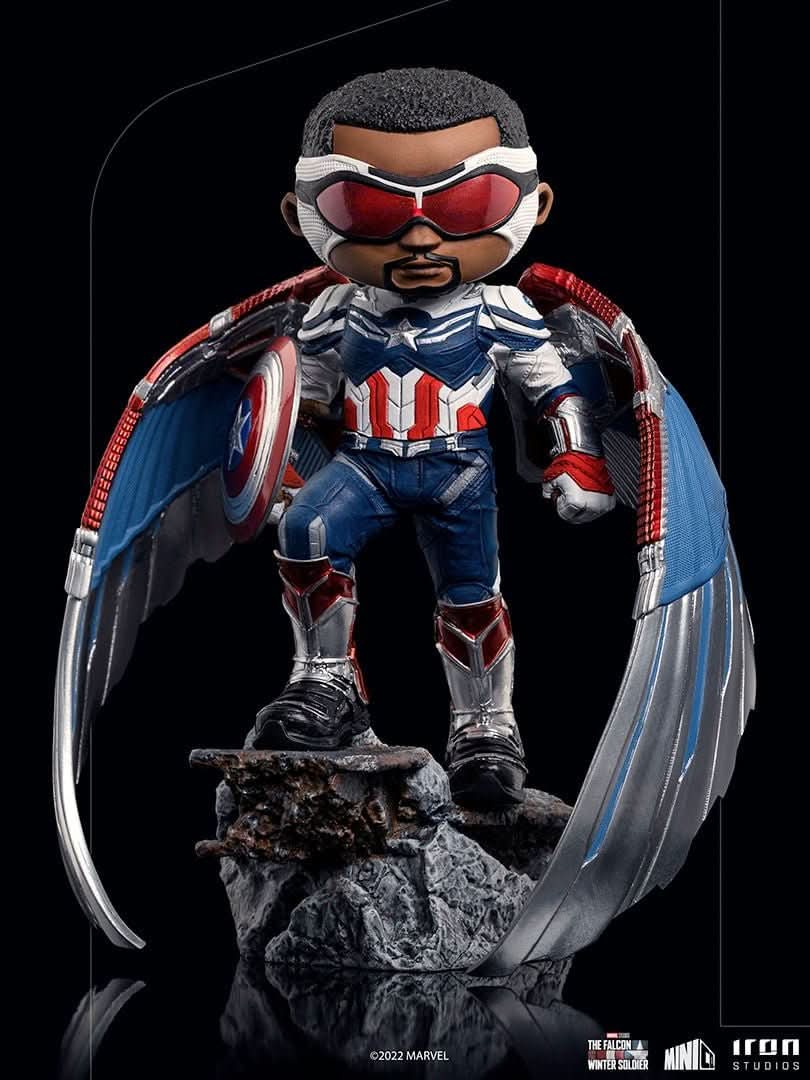 Captain America Sam Wilson Statue - The Falcon and the Winter Soldier - Minico - Iron Studios