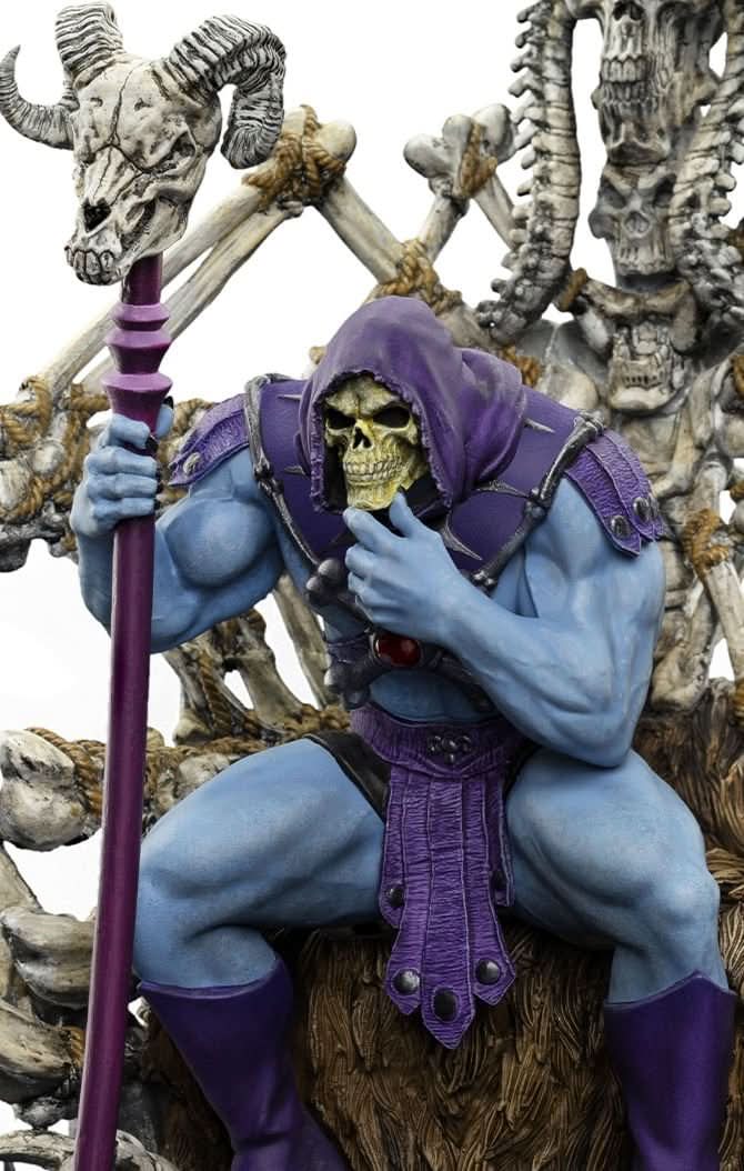 Skeletor on Throne Statue - Masters of the Universe - Art Scale 1/10