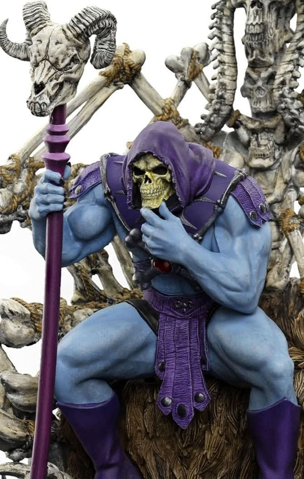 Skeletor on Throne Statue - Masters of the Universe - Art Scale 1/10