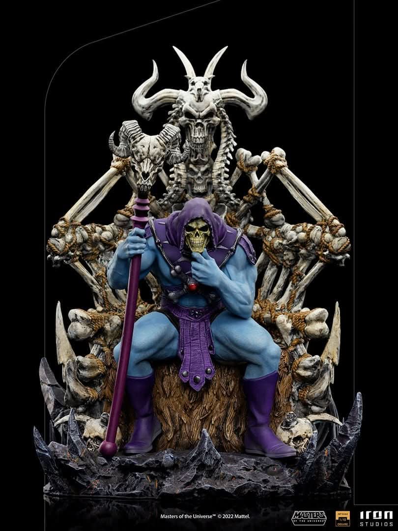 Statue Skeletor on Throne - Masters of the Universe - Art Scale 1/10