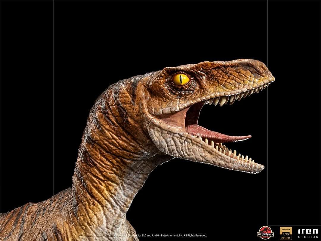 Velociraptor Deluxe Statue - The Lost World: Jurassic Park - Art Scale 1/10 - Iron Studios
