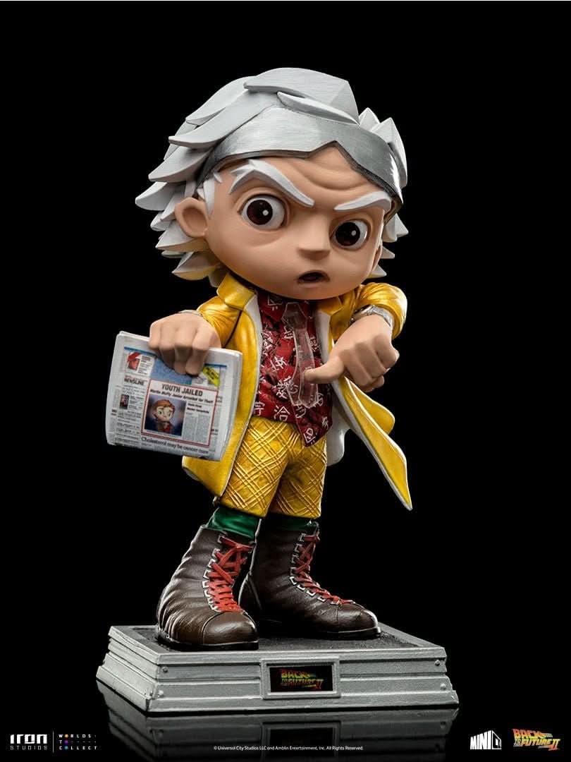 Doc Brown Statue - Back to the Future - Minico - Iron Studios