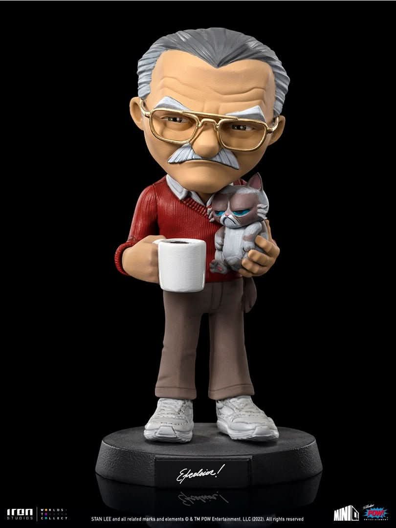 Figurine Stan Lee with Grumpy Cat - Pow - Mini Co. - Spider-Man