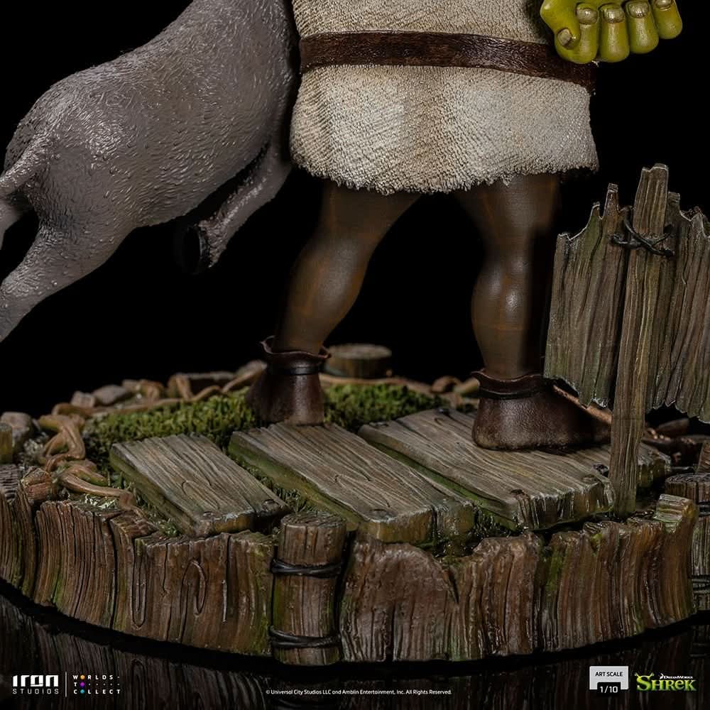 Statue Shrek, Donkey and The Gingerbread Man - Shrek - Art Scale 1/10
