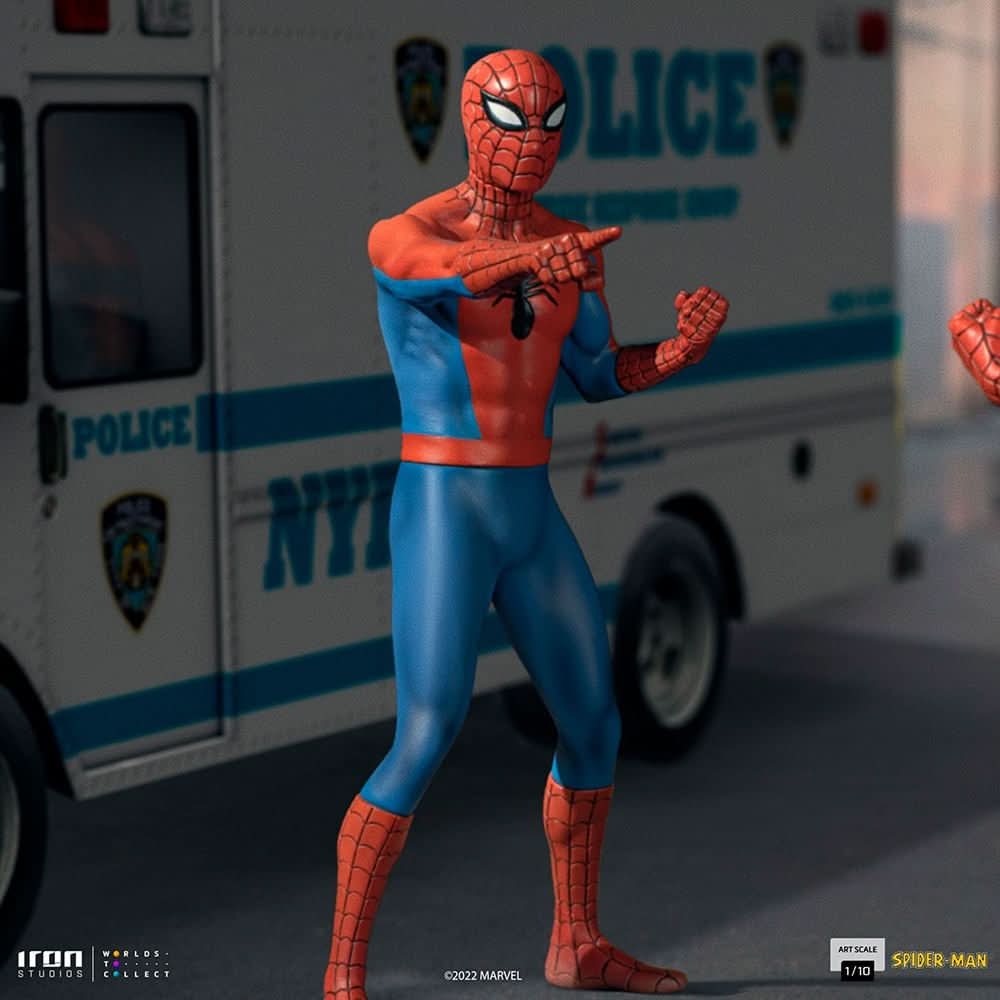 Spider-Man 60's Statue - Spider-Man Animated Series - Art Scale 1/10 - Iron Studios