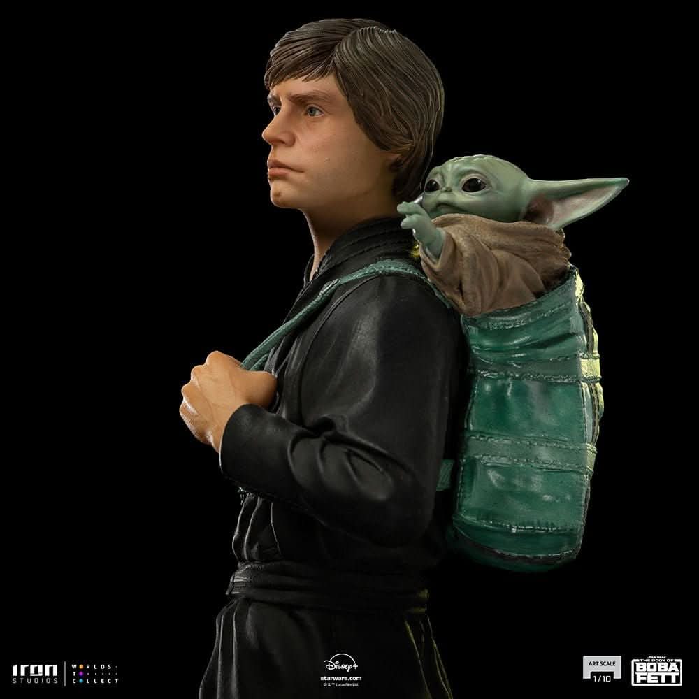 Luke Skywalker and Grogu Training Version Statue - Star Wars: The Book of Boba Fett - Art Scale 1/10 - Iron Studios