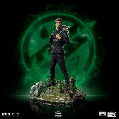 Luke Skywalker and Grogu Training Version Statue - Star Wars: The Book of Boba Fett - Art Scale 1/10 - Iron Studios
