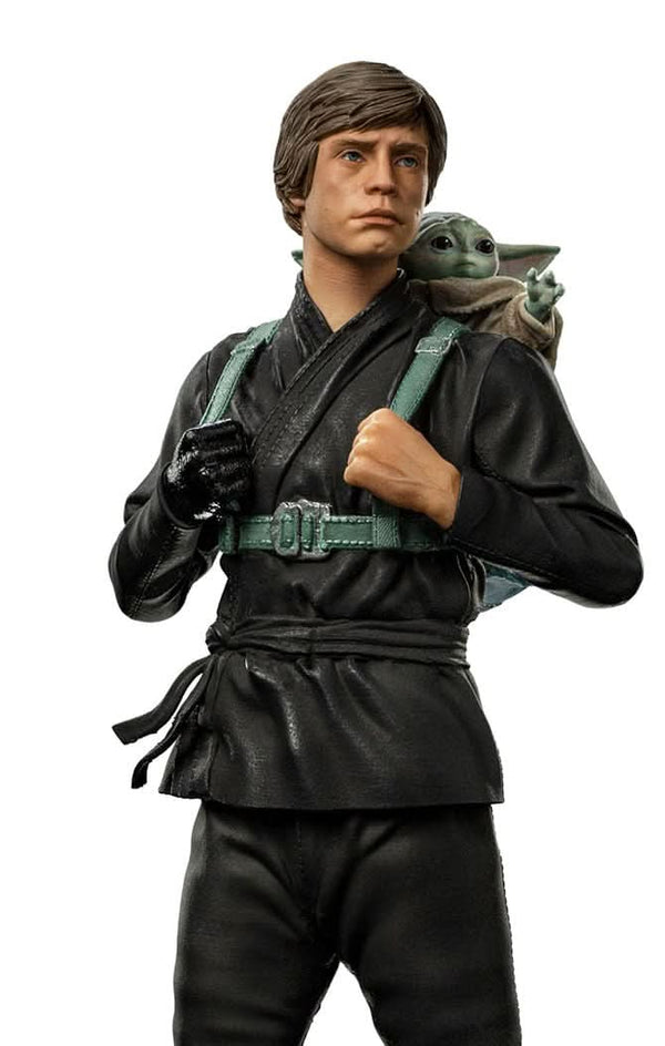 Luke Skywalker and Grogu Training Version Statue - Star Wars: The Book of Boba Fett - Art Scale 1/10 - Iron Studios