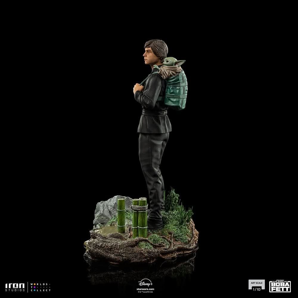 Luke Skywalker and Grogu Training Version Statue - Star Wars: The Book of Boba Fett - Art Scale 1/10 - Iron Studios