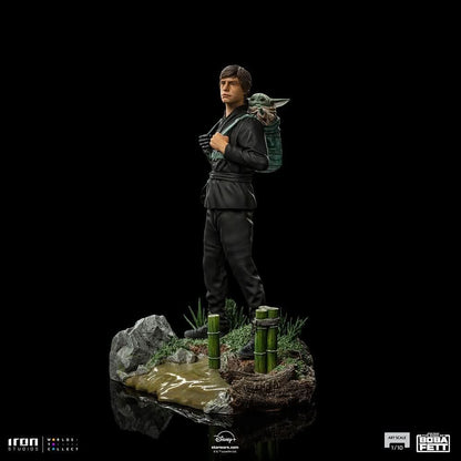 Luke Skywalker and Grogu Training Version Statue - Star Wars: The Book of Boba Fett - Art Scale 1/10 - Iron Studios