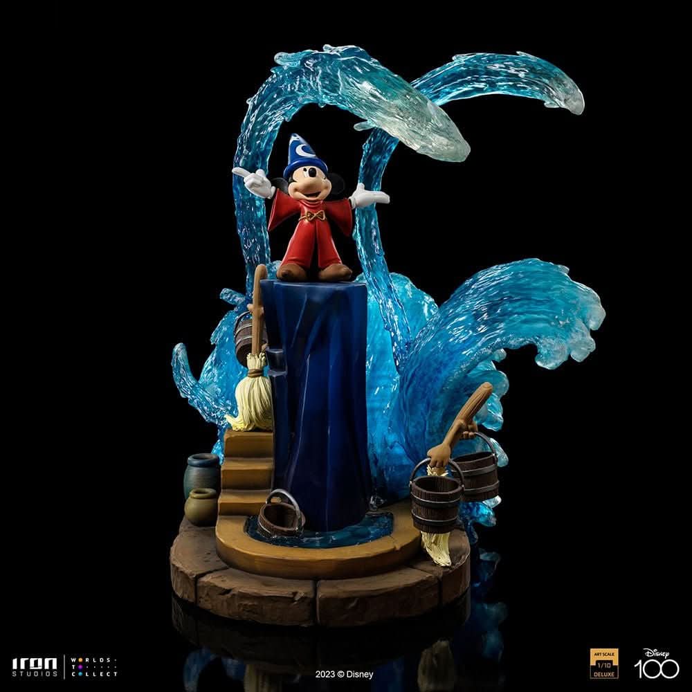 Mickey Deluxe Statue - Disney 100th - Fantasia - Art Scale 1/10 - Disney Classics