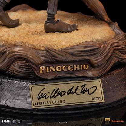 Geppetto & Pinocchio Deluxe Statue (Signed Version) - Pinocchio - Art Scale 1/10 - Iron Studios