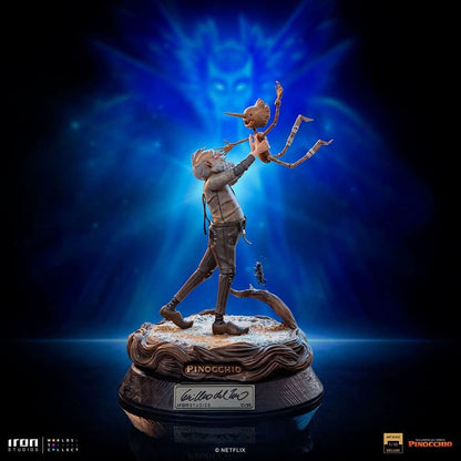 Geppetto & Pinocchio Deluxe Statue (Signed Version) - Pinocchio - Art Scale 1/10 - Iron Studios