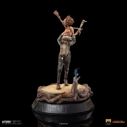 Geppetto & Pinocchio Deluxe Statue (Signed Version) - Pinocchio - Art Scale 1/10 - Iron Studios