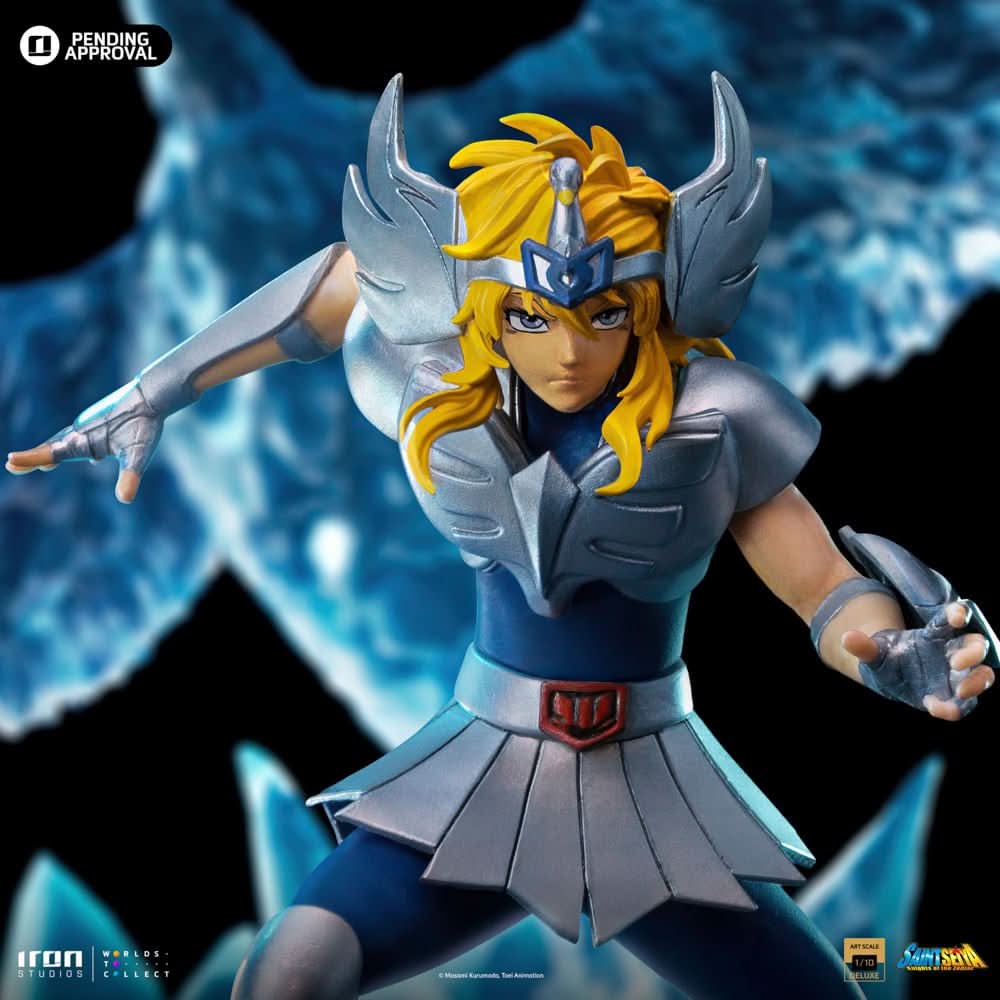 Cygnus Hyoga Deluxe Statue - Saint Seiya - Art Scale 1/10 - Iron Studios